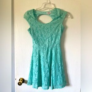 Teal/aqua coloured Candies dress